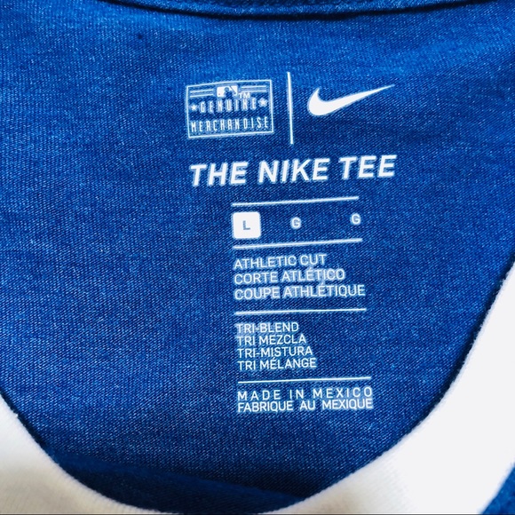 Nike NY Mets Athletic Cut T Shirt Sz Large Womens - Picture 3 of 8